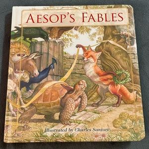 Book : Padded Cover, Round Corners, Amazing Illustrations “Aesop’s Fables”